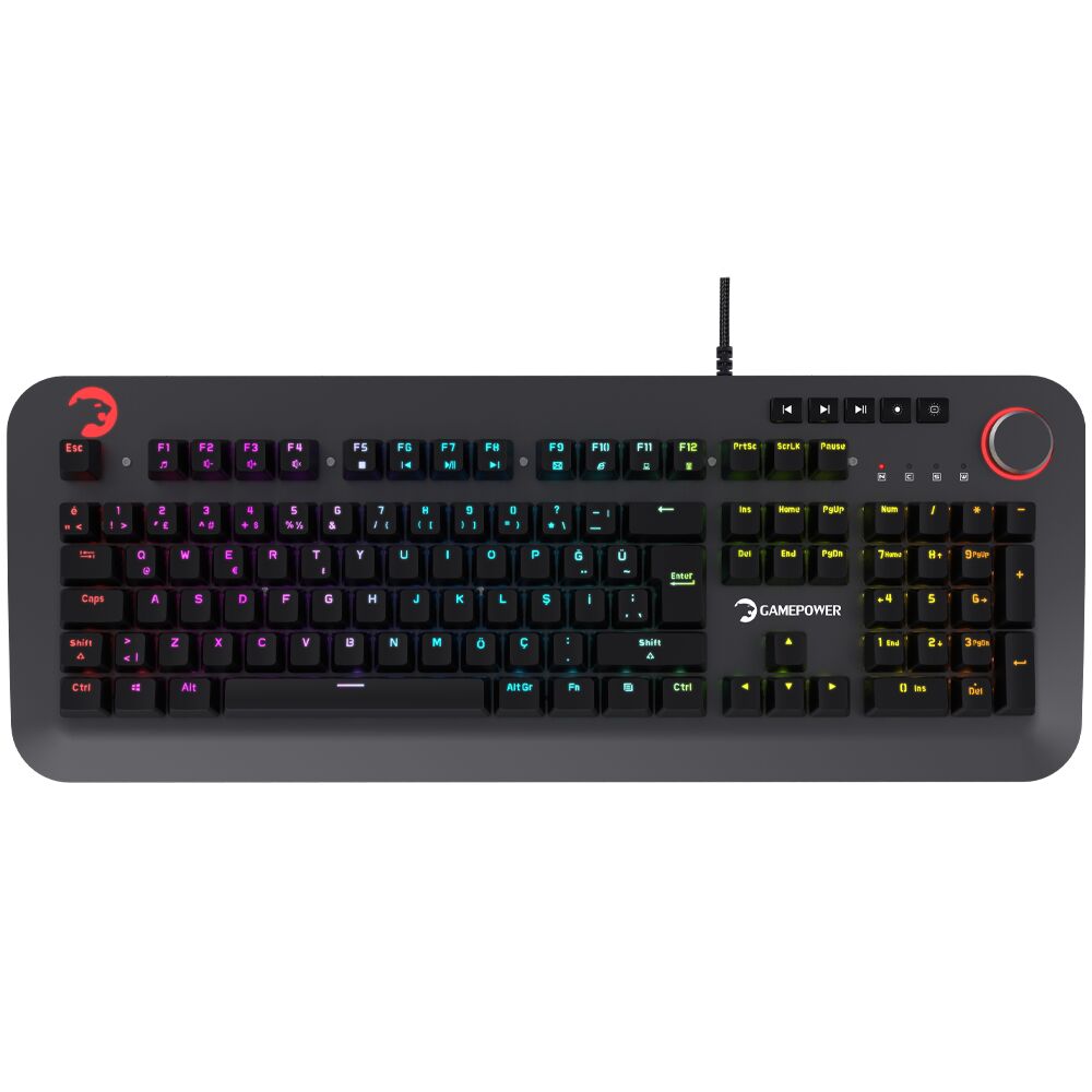 Gamepower Starscream RGB Turuncu Switch Mekanik Oyuncu Klavyesi