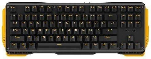 James Donkey 619S İngilizce Siyah/Mavi Switch Kablolu Mekanik Oyuncu Klavyesi