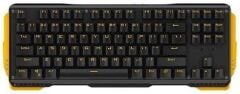 James Donkey 619S İngilizce Siyah/Mavi Switch Kablolu Mekanik Oyuncu Klavyesi