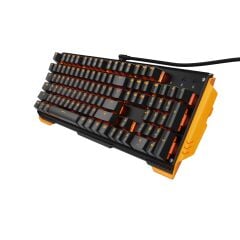James Donkey 619S İngilizce Siyah/Mavi Switch Kablolu Mekanik Oyuncu Klavyesi