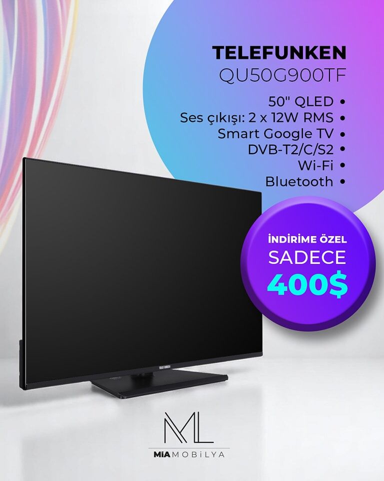 TELEFUNKEN QU50G900TF - Üst Düzey Görüntü Deneyimi!