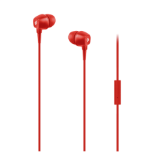 TTEC POP IN EAR HEADPHONE MİKROFONLU KABLOLU KIRMIZI KULAKLIK