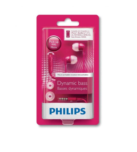 PHILIPS SHE3595PK/00 PEMBE KULAKİÇİ KULAKLIK