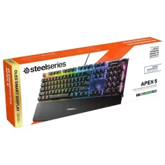 SteelSeries Apex 5 SSK64538 TR Q RGB Blue Switch Hibrit Mekanik Oyuncu Klavye