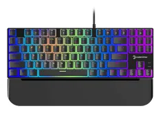 Gamepower Suki Mekanik Mavi Switch Puding Keycaps İngilizce Q USB Oyuncu Klavyesi