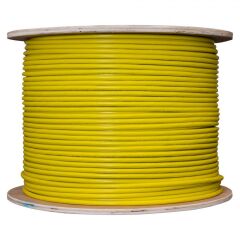 Zemecs Ethernet 23 Awg CAT6 U-UTP 500M Network Kablosu, Sarı