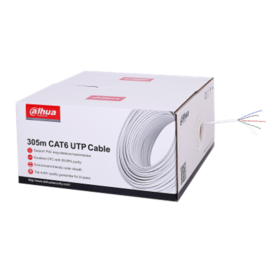 Dahua DH-PFM920I-6UN-C UTP CAT6 305M Bakır Network Kablosu