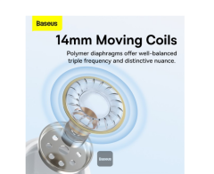 BASEUS ENCOK C17 NGCR010002 TYPE-C KABLOLU KULAK İÇİ KULAKLIK BEYAZ