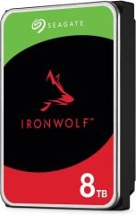 Seagate IronWolf 3,5'' 8TB 256MB 7200 RV Sensör, Sata 3, 7/24 Nas Diski