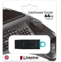 Kingston Exodia USB 3.2 Gen1 64 GB Flash Bellek