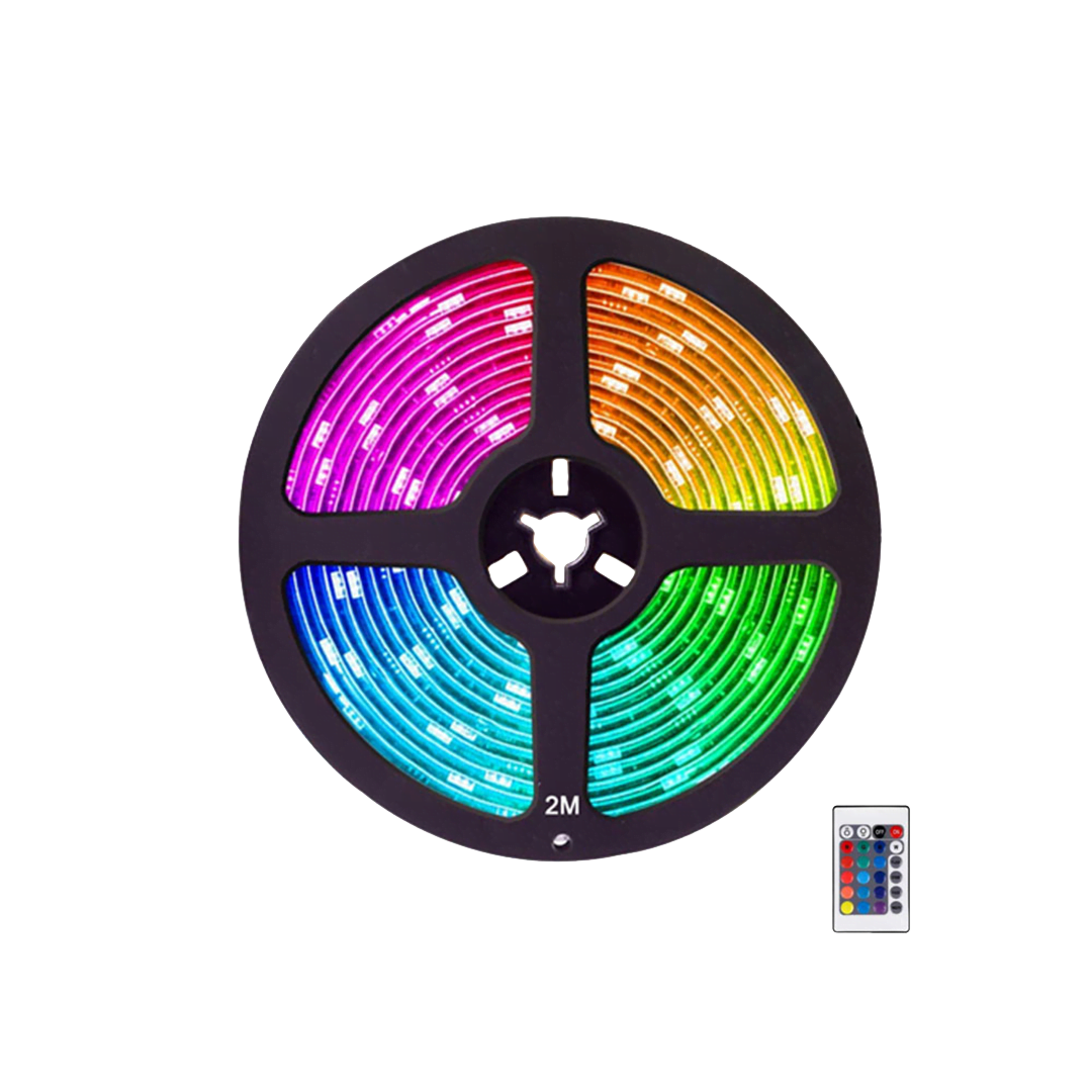 Twisted Minds TM-RGB-2M Oyun Monitörü /TV RGB LED Şerit, USB ile Çalışan Işık, 2 Metre