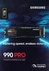 Samsung 990 PRO 1TB m.2 NVMe 7450/6900 Soğutuculu