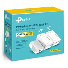 TP-Link TL-WPA4220T Kit AV600 300 Mbps Kablosuz Menzil Genişletici 3’lü Powerline