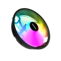 Evercool CS-02 Rainbow 3PIN 12CM AM4 - AM5 / 1700 Uyumlu CPU Hava Soğutucusu