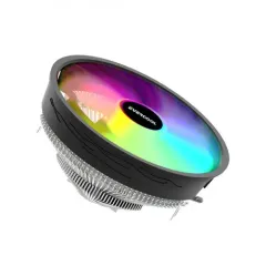 Evercool CS-02 Rainbow 3PIN 12CM AM4 - AM5 / 1700 Uyumlu CPU Hava Soğutucusu