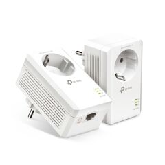 TP-Link TL-PA7017P KIT AV1000 Gigabit Priz Girişli Powerline Adaptör
