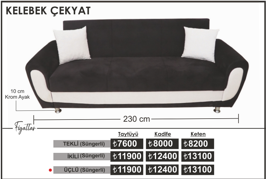 KELEBEK ÇEKYAT