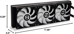 Lian Li Galahad GA-360B AIO 360mm Siyah RGB İşlemci Sıvı Soğutucu