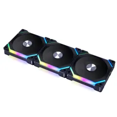 Lian Li UNI FAN SL120 V2 3x120mm RGB Kasa Fanı, Siyah