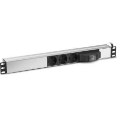 Formrack Sigortalı 3lü 19'' Alüminyum Priz