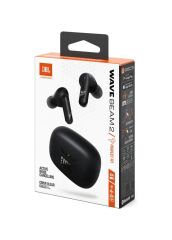 JBL Wave Beam 2 Kablosuz Kulakiçi Kulaklık, IE, Siyah