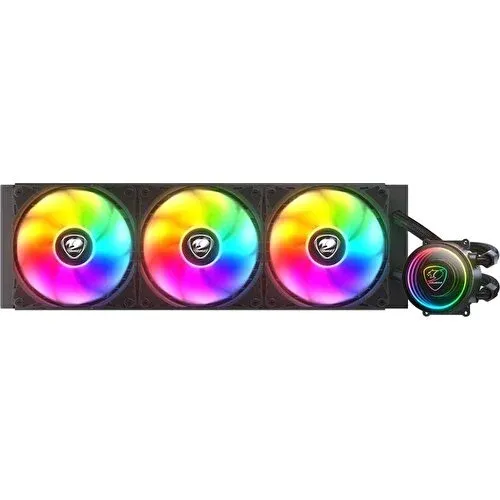 Cougar Poseidon Elite 360 ARGB 360mm İşlemci Sıvı Soğutucu, Siyah