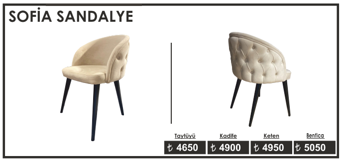 SOFİA SANDALYE