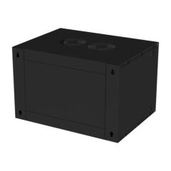 S-link SL-U9 Yeni Nesil 9U Soho Rack Kabin W 530mm D 400mm, Siyah