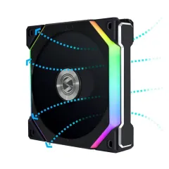 Lian Li UNI FAN Reverse SL-120 V2-1B 1x120mm Siyah Kasa Fanı