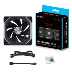 Lian Li UNI FAN Reverse SL-120 V2-1B 1x120mm Siyah Kasa Fanı