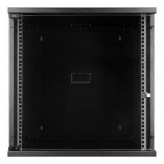 S-link SL-U12 Yeni Nesil 12U Soho Rack Kabin W 530mm D 400mm Siyah