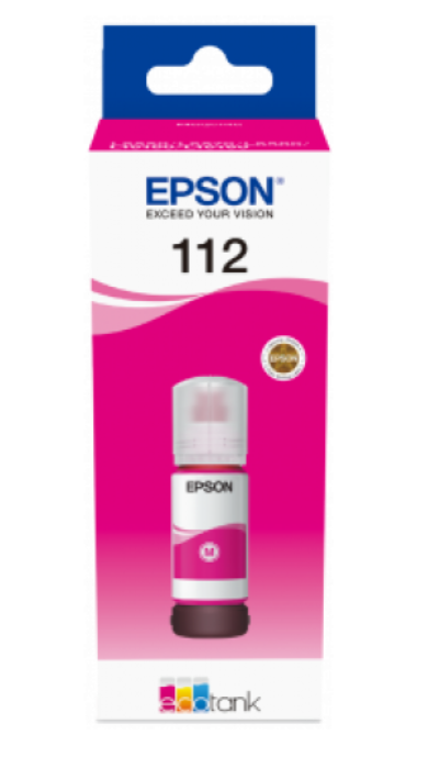 EPSON C13T06C34A INK BOTTLE 112 MAGENTA ECOTANK