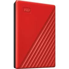Western Digital My Passport USB 3.2 2.5'' 2 TB Taşınabilir Harddisk, Kırmızı