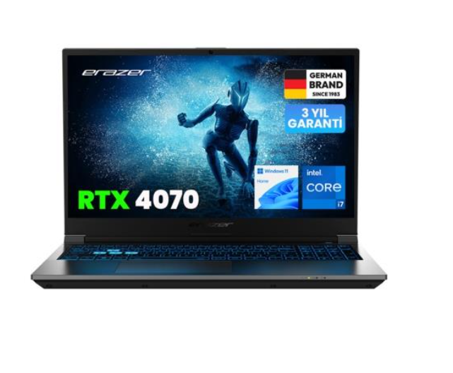 ERAZER Deputy P60 MD62684-R32 15.6'' i7-12650H 32GB 1TB RTX4070 FHD 144Hz DOS