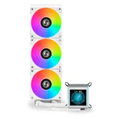 Lian Li Galahad II LCD 360 mm İşlemci Sıvı Soğutucu, Beyaz