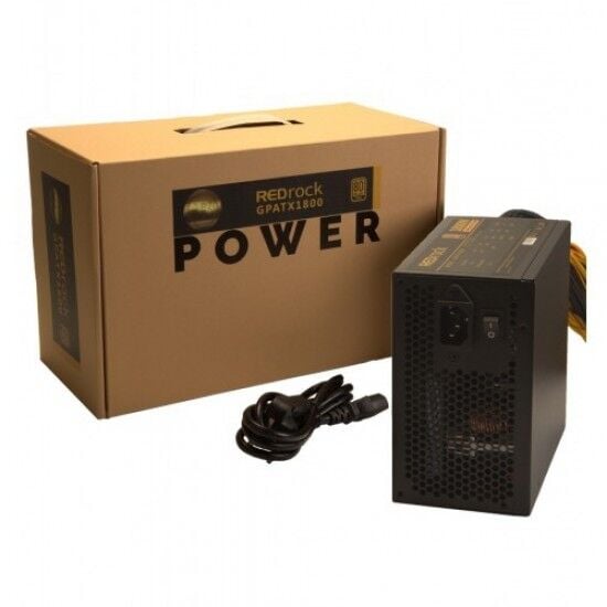 Redrock 1800W GPCC1800 Mining Güç Kaynağı 80+ Gold / 14cm Fan