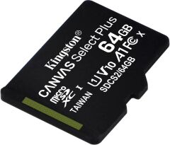 Kingston Canvas Plus 64GB Class 10 100MB/s Okuma Hızlı MicroSD Hafıza Kartı