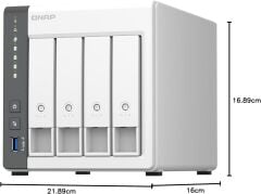 Qnap TS-433-4G 4 Yuvalı Nas Depolama Ünitesi