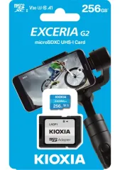 Kioxia Exceria LMEX2L256GG2 256GB 100MB/s Okuma Hızlı MicroSD Hafıza Kartı