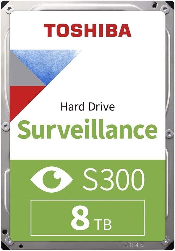 Toshiba S300 Pro Surveillance 8TB 256MB 7200 RPM 3.5 SATA3 724 Güvenlik Diski