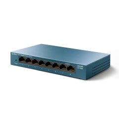 TP-Link LS108G 8 Port Litewave 10/100/1000 Gigabit Switch Yönetilemez,Çelik Kasa