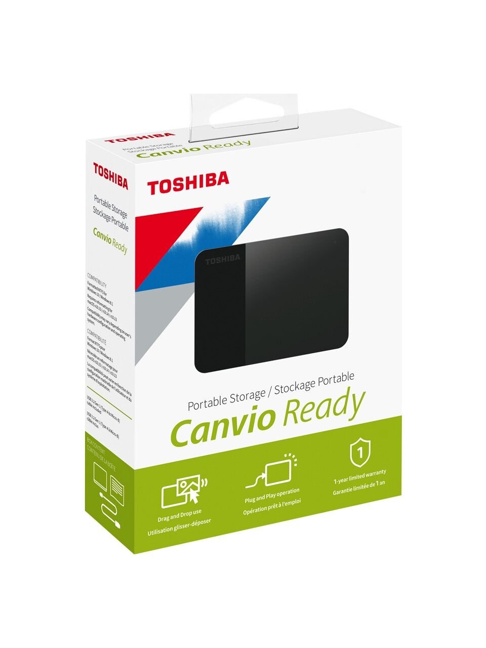 Toshiba Canvio Ready HDTP310EK3AA 1 TB 2.5'' USB 3.0 Taşınabilir Hard Disk