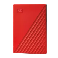 Western Digital My Passport 4 TB USB 3.2 2.5 Harici Harddisk, Kırmızı