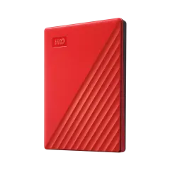 Western Digital My Passport 4 TB USB 3.2 2.5 Harici Harddisk, Kırmızı
