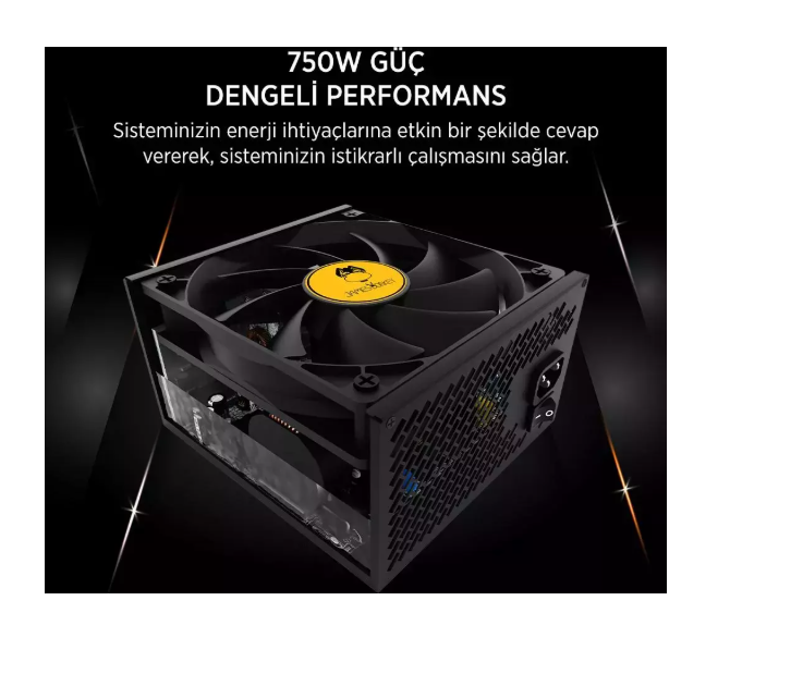 JAMES DONKEY JDP750 APFC 12CM 80+ BRONZE 750W Power Supply