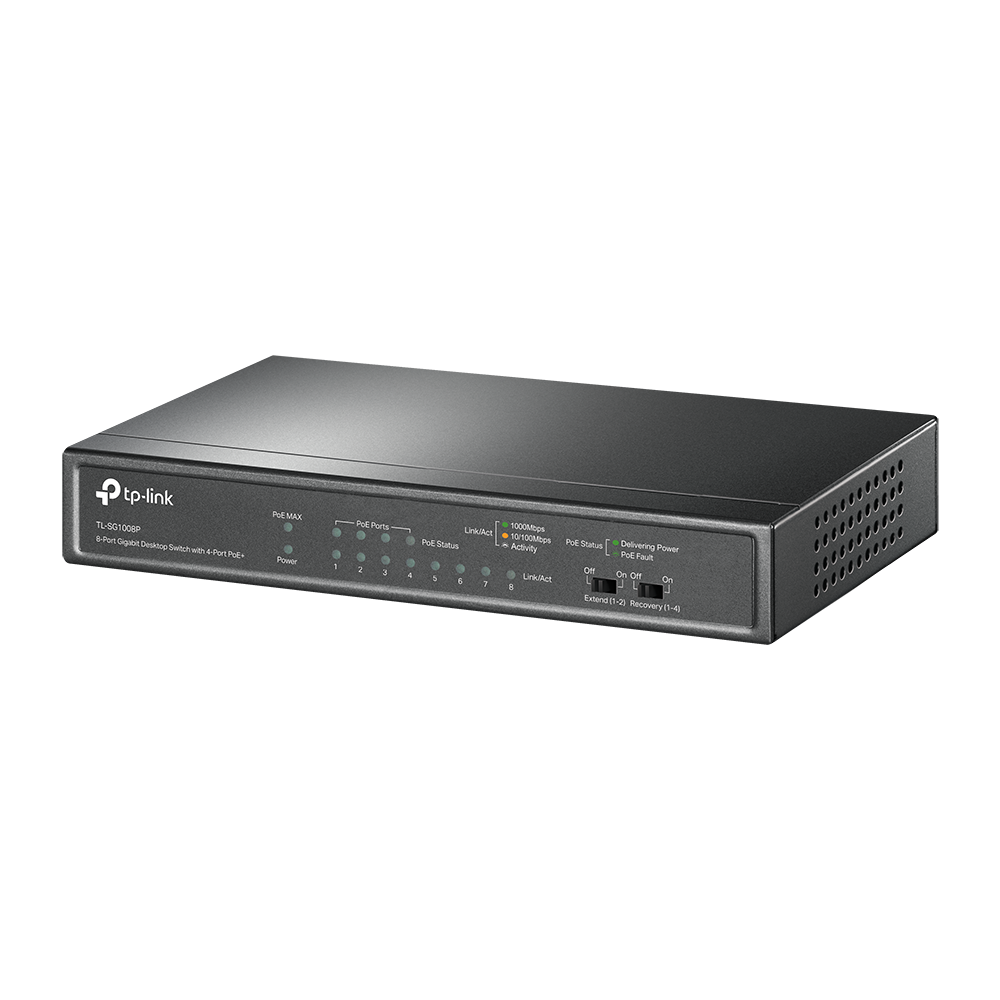 TP-Link TL-SG1008P 8 Port 10/100/1000 Mbps Gigabit 4-Port POE Switch