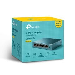 TP-Link LS105G 5 Port Litewave 10/100/1000 Gigabit Switch Yönetilemez,Çelik Kasa