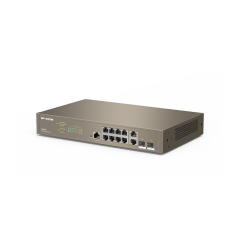 IP-com G5312F 8 Port Gigabit + 2XGB Rj45/SFP Uplink Console Port L3 Cloud Yönetilebilir Switch