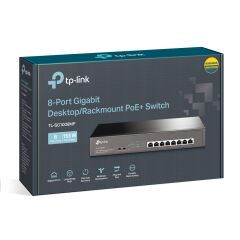 TP-Link TL-SG1008MP 8 Port 10/100/1000 Mbps Gigabit POE Switch