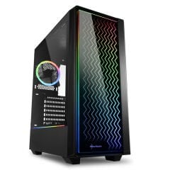 Sharkoon RGB-LIT-200 RGB ATX Mid-Tower Siyah Oyuncu Kasası
